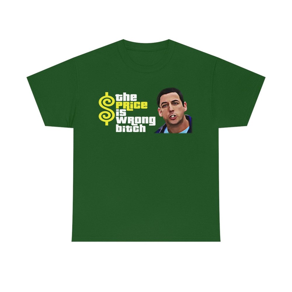 Happy Gilmore Movie T Shirt The Price Is Wrong Irish Green